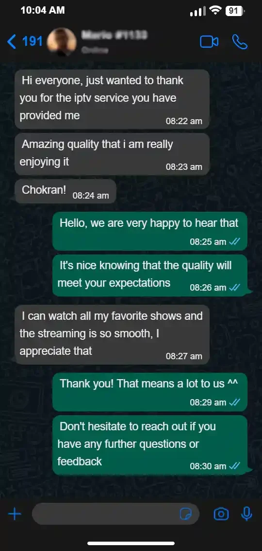 IPTV happy customer 10