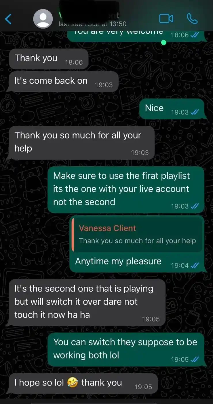 IPTV happy customer 2