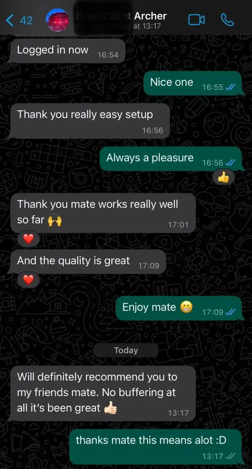 IPTV happy customer 4