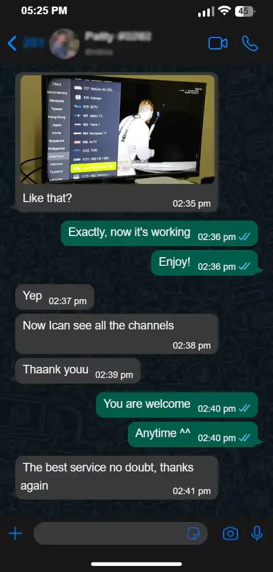 IPTV happy customer 9