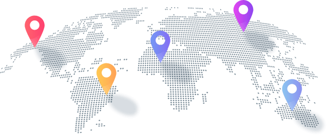 Strong IPTV — global server locations map